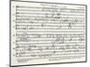 Handwritten Score-Arnold Schoenberg-Mounted Giclee Print