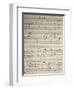 Handwritten Sheet Music for Cavalleria Rusticana-null-Framed Giclee Print
