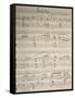 Handwritten Sheet Music for Cavalleria Rusticana-null-Framed Stretched Canvas