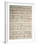 Handwritten Sheet Music for Cavalleria Rusticana-null-Framed Giclee Print