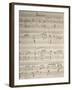 Handwritten Sheet Music for Cavalleria Rusticana-null-Framed Giclee Print