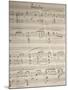 Handwritten Sheet Music for Cavalleria Rusticana-null-Mounted Giclee Print