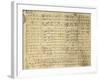 Handwritten Sheet Music for I Puritani-null-Framed Giclee Print