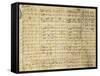 Handwritten Sheet Music for I Puritani-null-Framed Stretched Canvas