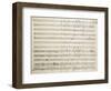 Handwritten Sheet Music for Il Barbiere Di Siviglia-null-Framed Giclee Print