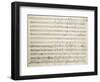 Handwritten Sheet Music for Il Barbiere Di Siviglia-null-Framed Giclee Print