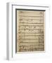 Handwritten Sheet Music for Il Piccolo Marat, Opera by Pietro Mascagni-null-Framed Giclee Print