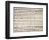 Handwritten Sheet Music for Isabeau, Opera by Pietro Mascagni-null-Framed Giclee Print