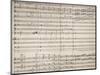 Handwritten Sheet Music for Isabeau, Opera by Pietro Mascagni-null-Mounted Giclee Print