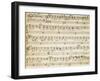 Handwritten Sheet Music for L'Italiana in Algeri-null-Framed Giclee Print