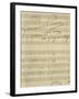 Handwritten Sheet Music for La Rondine-null-Framed Giclee Print