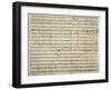 Handwritten Sheet Music for the Final Fugue Tutto Nel Mondo E' Burla-null-Framed Giclee Print