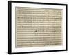 Handwritten Sheet Music for the Final Fugue Tutto Nel Mondo E' Burla-null-Framed Giclee Print