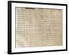 Handwritten Sheet Music for Un Giorno Di Regno, Ossia Il Finto Stanislao-null-Framed Giclee Print