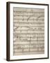 Handwritten Sheet Music for Zanetto, Opera by Pietro Mascagni-null-Framed Giclee Print