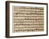 Handwritten Sheet Music of the Concert No 1-Benedetto Marcello-Framed Giclee Print