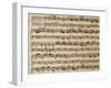 Handwritten Sheet Music of the Concert No 1-Benedetto Marcello-Framed Giclee Print