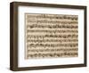 Handwritten Sheet Music of the Concert No 1-Benedetto Marcello-Framed Giclee Print