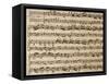 Handwritten Sheet Music of the Concert No 1-Benedetto Marcello-Framed Stretched Canvas