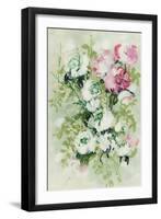 Haneul painterly bouquet-Rosana Laiz Garcia-Framed Premium Giclee Print