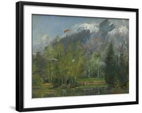 Hang Gliders at Chamonix, 2007-Pat Maclaurin-Framed Giclee Print