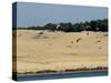 Hang Gliders over the Dune Du Pyla, Bay of Arcachon, Cote D'Argent, Gironde, Aquitaine, France-Groenendijk Peter-Stretched Canvas