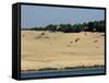 Hang Gliders over the Dune Du Pyla, Bay of Arcachon, Cote D'Argent, Gironde, Aquitaine, France-Groenendijk Peter-Framed Stretched Canvas