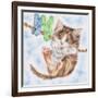 Hang in There Kitty-Karen Middleton-Framed Giclee Print