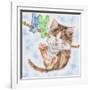 Hang in There Kitty-Karen Middleton-Framed Giclee Print