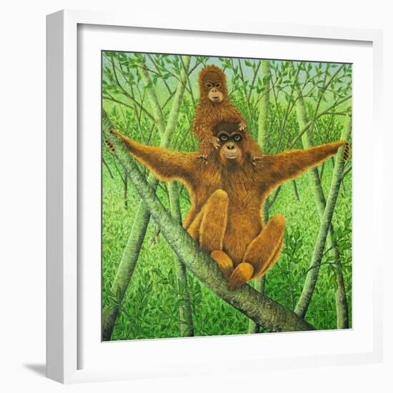 Hang on in There-Pat Scott-Framed Giclee Print