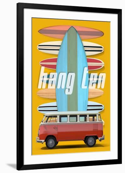 Hang Ten-Edward M. Fielding-Framed Art Print