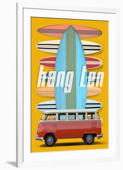 Hang Ten-Edward M. Fielding-Framed Art Print