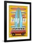 Hang Ten-Edward M. Fielding-Framed Art Print