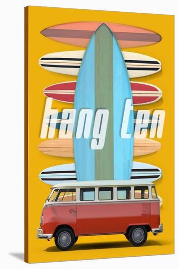 Hang Ten-Edward M. Fielding-Stretched Canvas
