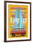 Hang Ten-Edward M. Fielding-Framed Art Print