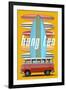 Hang Ten-Edward M. Fielding-Framed Art Print