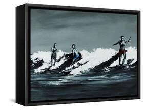 Hang Ten-Sydney Edmunds-Framed Stretched Canvas