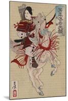 Hangaku Gozen, C.1885-Tsukioka Yoshitoshi-Mounted Giclee Print