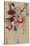 Hangaku Gozen, C.1885-Tsukioka Yoshitoshi-Stretched Canvas