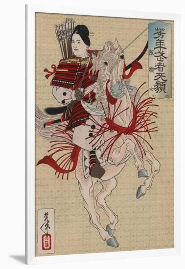 Hangaku Gozen, C.1885-Tsukioka Yoshitoshi-Framed Giclee Print