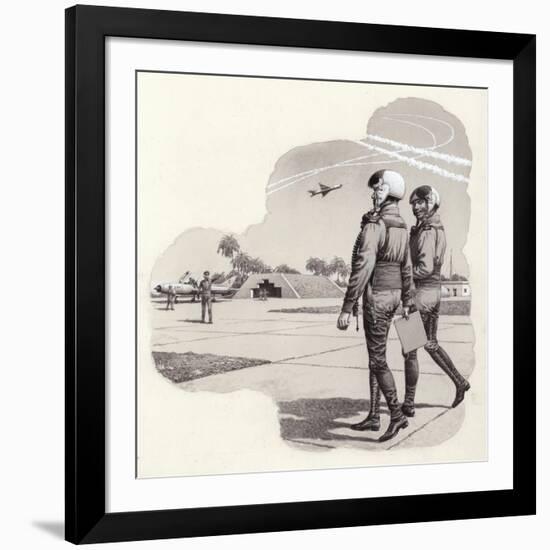 Hangers of the Iraqui Air Force-Pat Nicolle-Framed Giclee Print