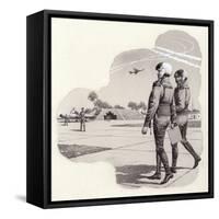 Hangers of the Iraqui Air Force-Pat Nicolle-Framed Stretched Canvas