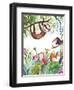 Hangin' Around I-Larisa Hernandez-Framed Art Print