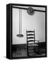 Hanging Broom, Hat on Rail and Rocking Chair in Shaker Room, Hancock, Massachusetts-Alfred Eisenstaedt-Framed Stretched Canvas