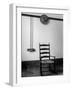 Hanging Broom, Hat on Rail and Rocking Chair in Shaker Room, Hancock, Massachusetts-Alfred Eisenstaedt-Framed Photographic Print