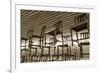 Hanging Chairs, Wilmington, Illinois, USA. Route 66-Julien McRoberts-Framed Photographic Print