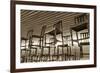 Hanging Chairs, Wilmington, Illinois, USA. Route 66-Julien McRoberts-Framed Photographic Print