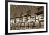 Hanging Chairs, Wilmington, Illinois, USA. Route 66-Julien McRoberts-Framed Photographic Print