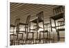 Hanging Chairs, Wilmington, Illinois, USA. Route 66-Julien McRoberts-Framed Photographic Print