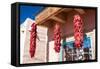 Hanging Chillis-FiledIMAGE-Framed Stretched Canvas